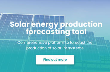 Solar energy production forecasting tool